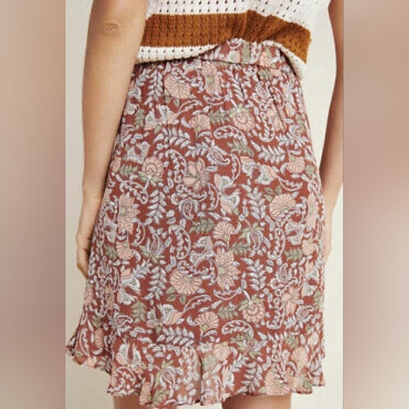 Anthropologie Luca Mini Floral Skirt - Picture 5 of 15